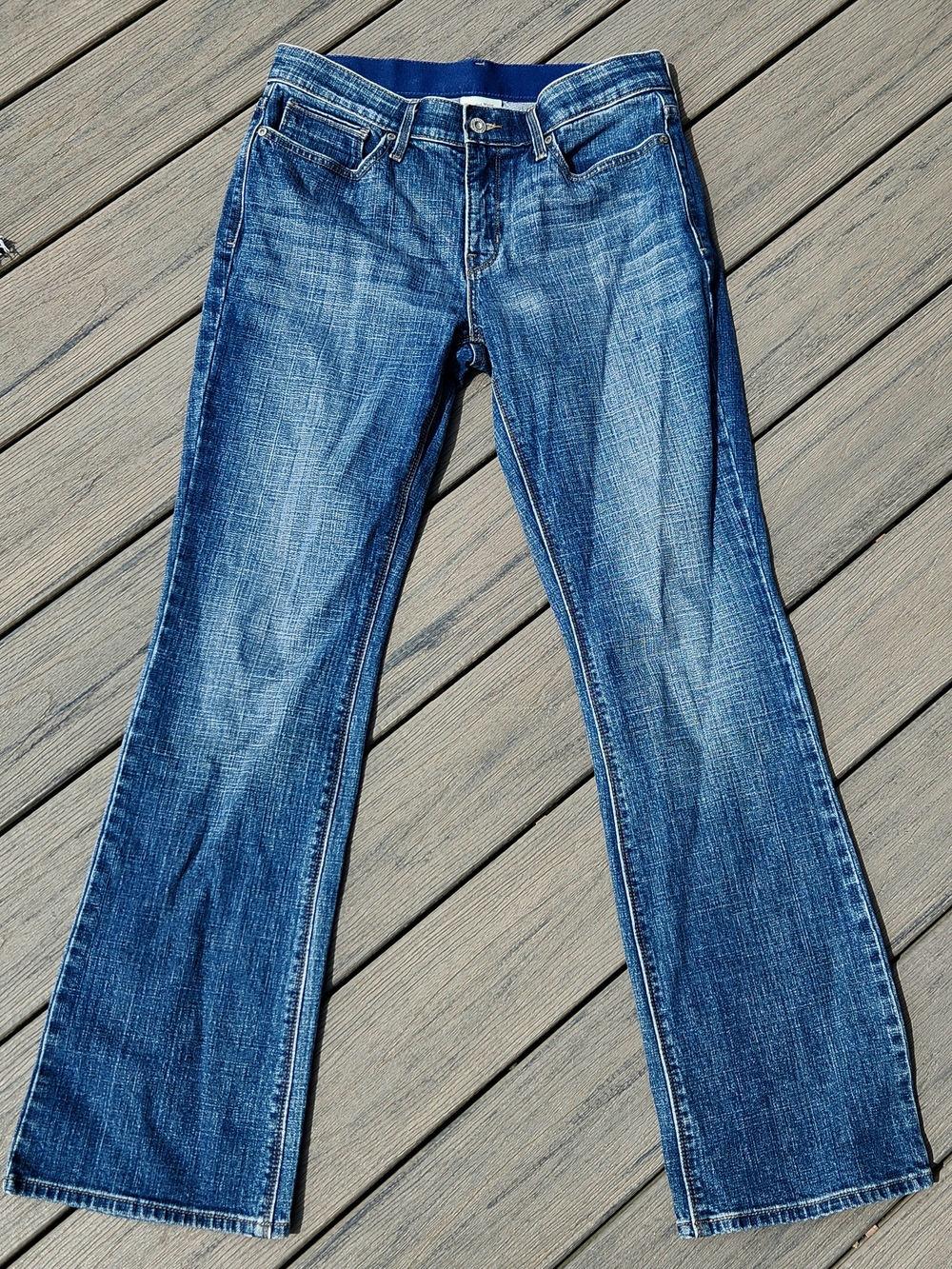 Levi's Blue Boot Cut Jeans 525